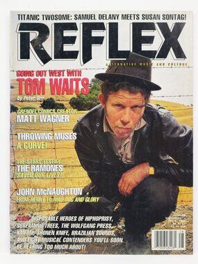 Reflex Magazine VTG 1992 Tom Waits Ramones KMFDM Screaming Trees Matt Wagner 90s